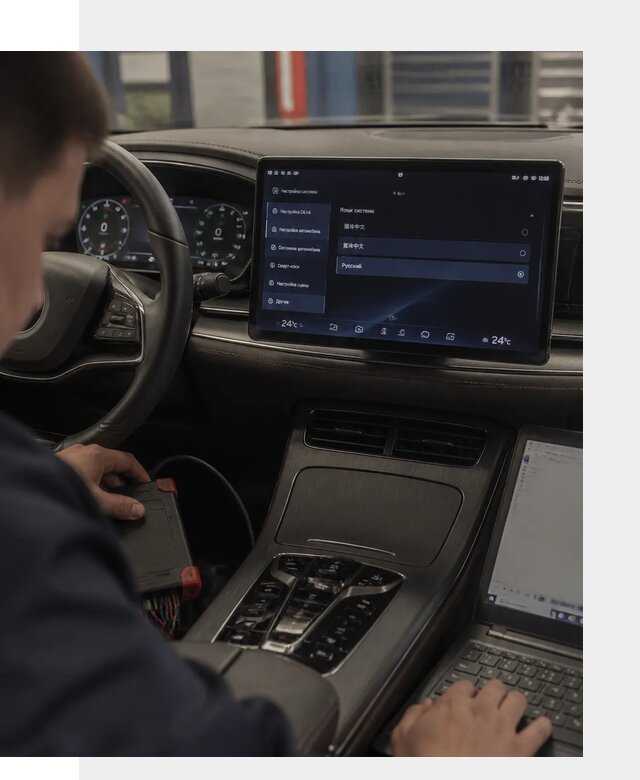 Русификация автомобиля BYD HAN для эксплуатации в Похвистневе